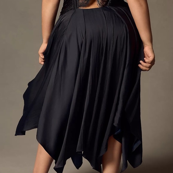 Anthropologie Fringe Bodice Midi Dress - Picture 13 of 16